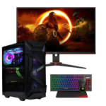 Vengeance Legend-V17 ASUS Edition Ryzen 5-5500/ 16GB/ 1TB SSD/ RX 6600 8GB/ No Os Gaming PC + AOC 24G2SAE/BK VA Gaming Monitor 23.8"