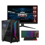Vengeance Ghost-X2 MSI Edition Ryzen 5-5500/ 16GB/ 480GB SSD/RX 7600 8GB/ No OS Gaming PC + MSI G2422 IPS Gaming Monitor 24" FHD