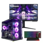 Vengeance Unity-X4 Intel i5-13400F/ 32GB / 1TB SSD /RTX 4060 8GB/ No OS Gaming PC +  Samsung Odyssey G32A VA Gaming Monitor 24"