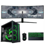 Vengeance Oblivion-X9 Razer Edition Intel i9-13900F/ 64GB DDR5/ 1TB SSD + 2TB HDD/ RTX 4090 24GB/ No Os Gaming PC + Samsung Odyssey G9 G95T Ultrawide VA HDR Curved Gaming Monitor 49"