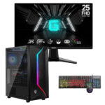 Vengeance Ghost-Q7 MSI Edition Ryzen 5-5700/ 32GB/ 512GB SSD /RTX 4060 8GB/ No OS + MSI 25" G255F IPS Full HD 180Hz