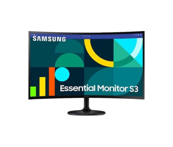 Samsung Essential S3 S36GD VA Curved Monitor 27" FHD 1920x1080 με Χρόνο Απόκρισης 4ms GTG