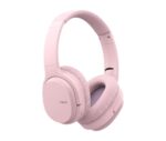 Havit I62 Ασύρματα / Ενσύρματα Over Ear Ακουστικά με 8 ώρες Λειτουργίας Ροζ
