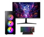 Vengeance GhostOps-X6 Intel i5-14400F/ 32GB DDR4/ 1TB SSD/RTX 4060 8GB/  No OS Gaming PC + ASRock PG25FFT IPS Gaming Monitor 24.5″ FHD