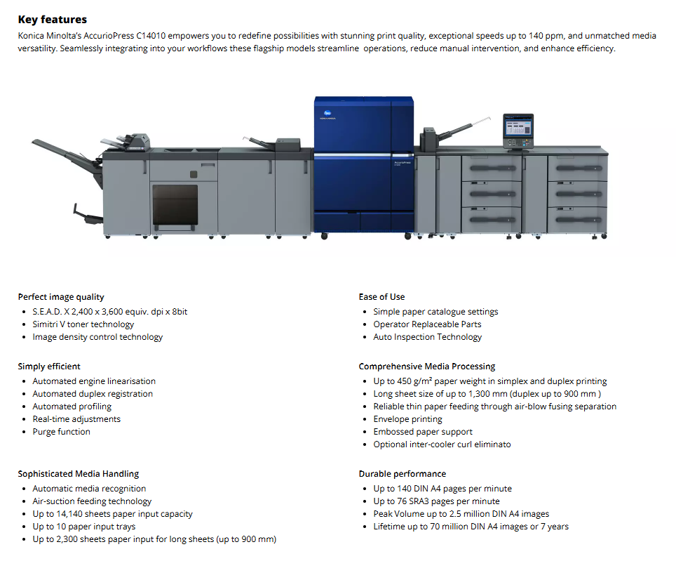 Konica Minolta AccurioPress C7090 - 1