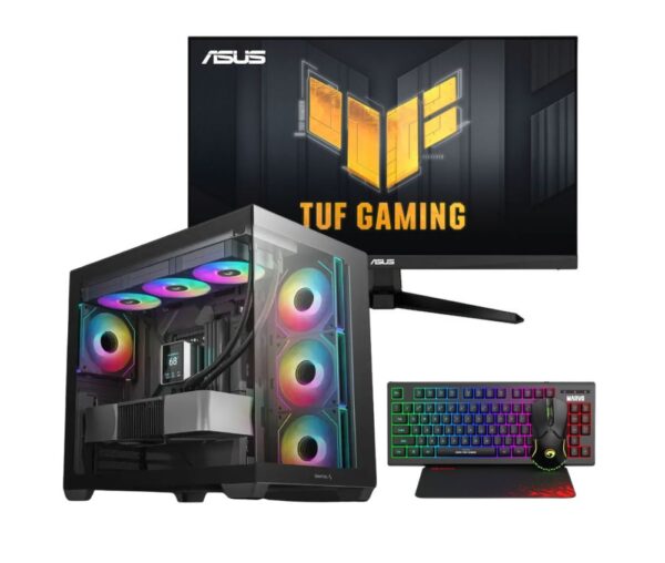 Vengeance GhostOps-Α84 Ryzen 5-8400F/ 32GB DDR5/ 1TB SSD /RX 9060 XT 16GB/ No Os Gaming PC  + Asus TUF Gaming VG246H1A IPS