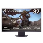LG 32GS60QC-B Gaming Monitor 31.5" QHD 2560x1440 με Χρόνο Απόκρισης 1ms