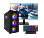 Vengeance Square-V5 AMD Athlon-3000G/ 16GB / 512GB SSD/ No OS Gaming PC + ASRock CL25FFA IPS Gaming Monitor 24.5″