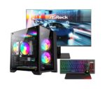 Vengeance Apex-V38 AMD Athlon-3000G/ 16GB / 512GB SSD/ No OS Gaming PC + ASRock CL25FFA IPS Gaming Monitor 24.5″
