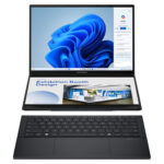 ASUS Laptop Zenbook Duo OLED UX8406CA-OLED-PZ067X 14.0'' 2880x1800 OLED Touch 120Hz U7 255H/32GB/1TB SSD NVMe PCIe 4.0/Win 11 Pro/2Y/Inkwell Gray - Image 3