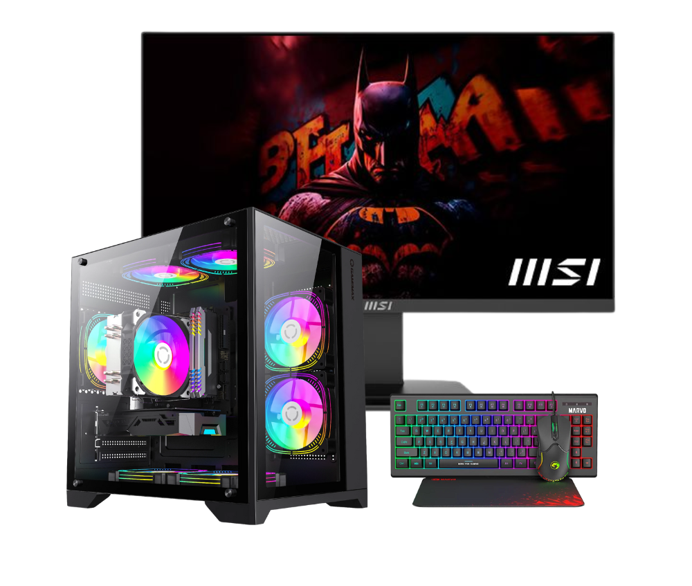 MF463DW (4) Vengeance Maverick-S30 AMD Athlon-3000G/ 8GB/ 240GB SSD/ No OS Gaming PC + MSI PRO MP2412 - Image 1