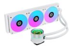 Lian Li Galahad II Trinity 360 White - AIO GPU Liquid Cooler  with ARGB Fans - Image 2