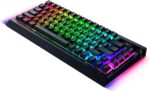 Razer BLACKWIDOW V4 75% Pro Wireless Mechanical RGB Gaming Keyboard - Hot-Swappable - Orange Switche - Image 2