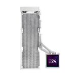 Lian Li Hydroshift II LCD-S 360N White - Fanless AIO CPU Cooler - 3.4" Screen - 1851/1700, AM5/AM4 - Image 3