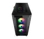 CC-COUGAR Case DUOFACE PRO RGB Tempered Glass MiddlePlus ATX Black (4x120mm ARGB fans preinstalled, 2 Front Panels) - Image 3