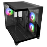 CC-COUGAR Case FV150 Mini RGB, Micro ATX Black - Image 2
