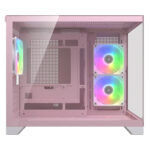 CC-COUGAR Case FV150 Mini RGB, Micro ATX Pink - Image 4