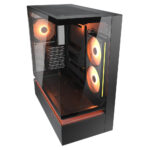 CC-COUGAR Case CFV235 Tempered Glass Middle ATX Black (1x240mm , 1x 120mm ARGB fans preinstalled) - Image 4