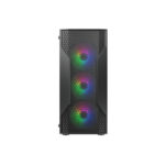 CC-COUGAR Case MX110 Mesh-G RGB Tempered Glass Middle ATX Black (4x120mm RGB fans preinstalled) - Image 2