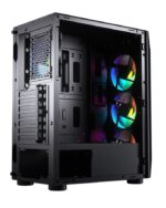 CC-COUGAR Case MX410 Mesh-G RGB Tempered Glass Middle ATX Black (4x120mm RGB fans preinstalled) - Image 6