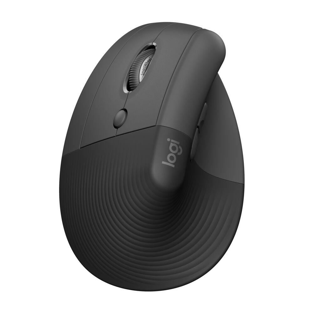 176-81-LOMLIFTGL LOGITECH Lift Erg Mouse Graphite (Left Handed) - Image 1