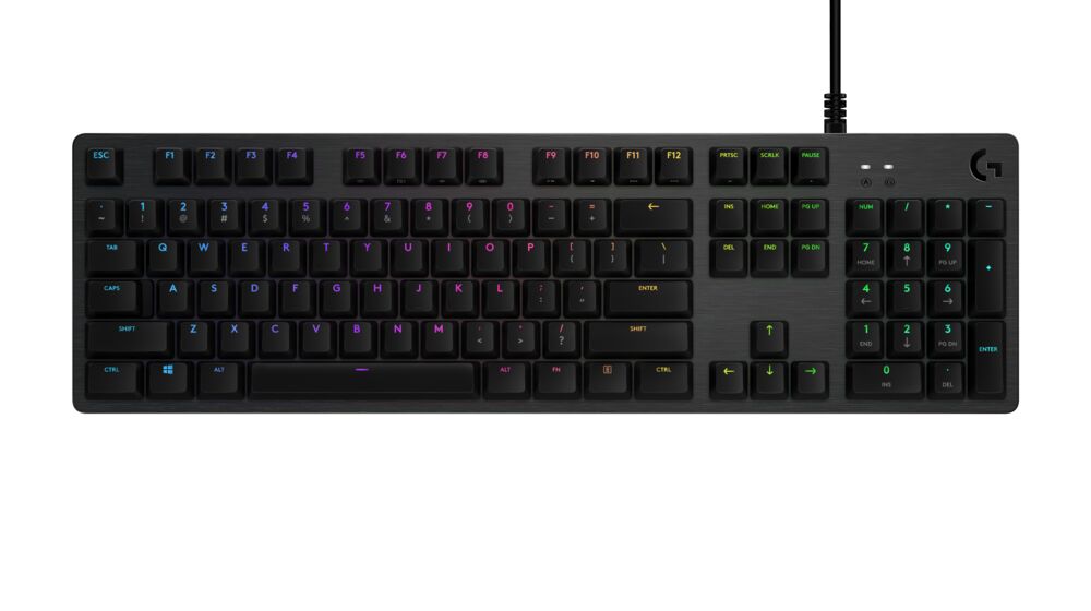 176-83-LOKG512GXBR LOGITECH Keyboard Gaming G512 RGB GX Brown - Image 1