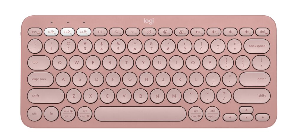 176-83-LOKK380SR LOGITECH Keyboard Blueetooth K380s Rose - Image 1
