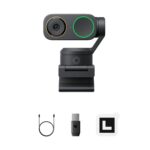 Insta360 Link 2 Pro Black - 2-Axis Gimbal 4K, HDR, AI Noise Cancel, AI Track-Frame, Dual Mic Webcam - Image 2