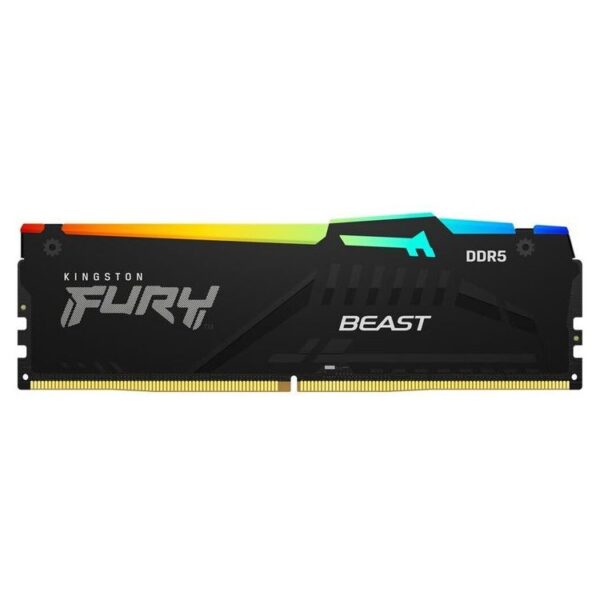 KINGSTON Memory KF552C40BBA-8 FURY Beast Black RGB DDR5, 5200MT/s, 8GB