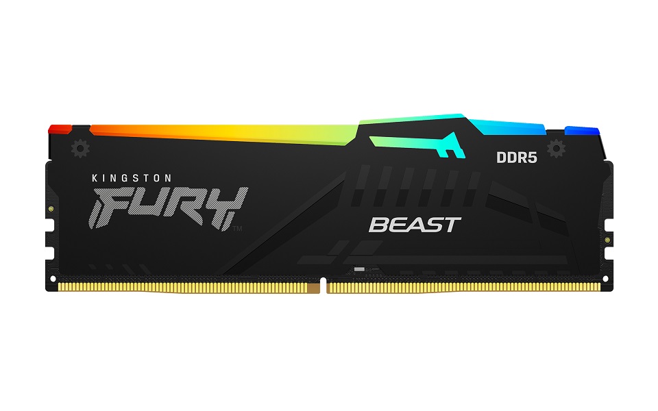 190-30-KG60F16RKE KINGSTON Memory KF560C36BBEAK2-16 FURY Beast RGB DDR5, 6000MT/s, 16GB Kit of 2 - Image 1