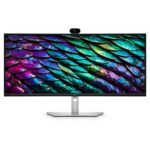 DELL Monitor Pro P 34 P3426WEB 34'' UW-QHD IPS, Conferencing, HDMI, DisplayPort, USB-C Hub, Webcam, RJ45, Height Adjustable, 3YearsW