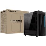 GIGABYTE Case C200W GLASS Middle ATX Black USB 3.0 - Image 6