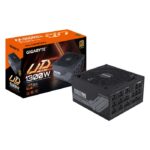 GIGABYTE Power Supply Ultra Durable 1300W Fully Modular 80+Plus Gold, PCIe Gen 5.0 graphics card support