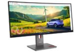 LENOVO Monitor Thinkvision P34WD-40 34'' IPS WQHD,HDMi,Display Port,Ethernet,Height Adjust,3YearsW - Image 2