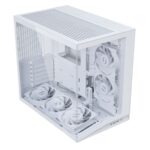 Lian Li O11D Mini V2 FLOW WHITE - ATX PC GAMING CASE - 5x FANS - IMPROVED AIRFLOW - GPU SUPPORT BRAC - Image 2