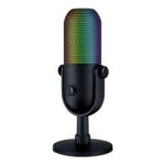 Razer SEIREN V3 CHROMA - RGB USB Condenser Microphone - Gain Limiter - Build-in Shock Absorb - Image 2