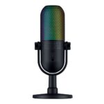 Razer SEIREN V3 CHROMA - RGB USB Condenser Microphone - Gain Limiter - Build-in Shock Absorb - Image 4
