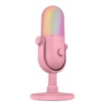 Razer SEIREN V3 CHROMA - QUARTZ - RGB USB Condenser Microphone - Gain Limiter - Build-in Shock Absor - Image 2