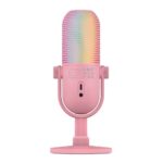 Razer SEIREN V3 CHROMA - QUARTZ - RGB USB Condenser Microphone - Gain Limiter - Build-in Shock Absor - Image 3