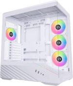 Lian Li Vector V100 White - 4 x 120mm ARGB - LED RGB Strip - Tempered Glass - ATX Case