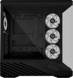 Lian Li Vector V100 Black - 4 x 120mm ARGB - LED RGB Strip - Tempered Glass - ATX Case - Image 2