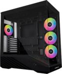 Lian Li Vector V100 Black - 4 x 120mm ARGB - LED RGB Strip - Tempered Glass - ATX Case