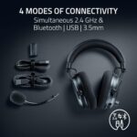 Razer BLACKSHARK V3 PRO Black - ANC Wireless Gaming Headset - 70h - 2.4GHz/BT/USB - PC/PS5/Switch - Image 4