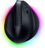 Razer PRO CLICK V2 - Vertical Wireless Ergonomic Mouse - ChatGPT AI - Gaming - Long Battery