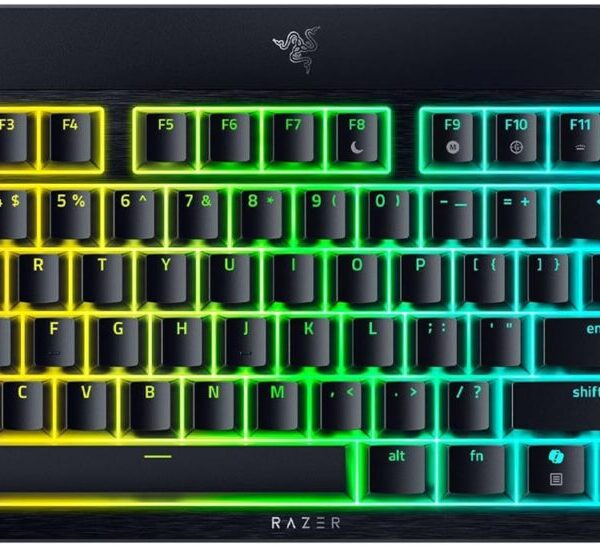 Razer BlackWidow V4 Low Profile Tenkeyless HyperSpeed - Wireless RGB Keyboard - Orange Switch