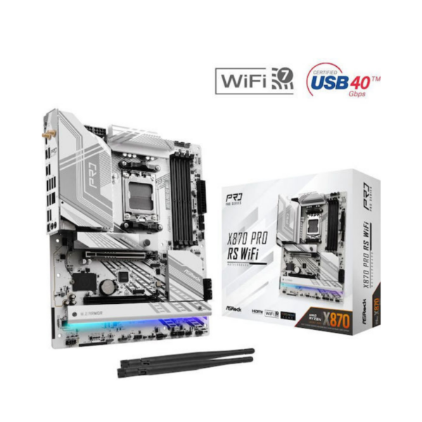 ASRock X870 Pro RS WiFi Motherboard ATX με AMD AM5 Socket
