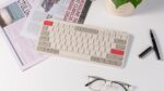 Keychron B1 Pro (B1P-K13) Ultraslim Mini Wireless BT Keyboard ZMK Online customize Retro Red 75% US - Image 3