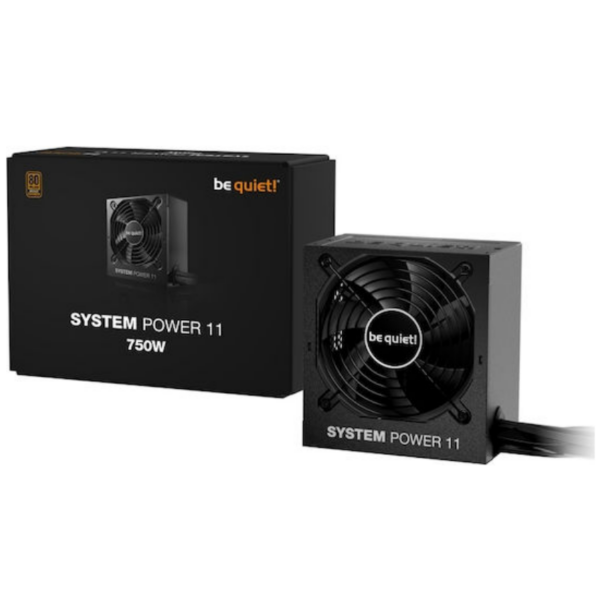 Be Quiet System Power 11 750W Μαύρο Τροφοδοτικό Υπολογιστή Full Wired 80 Plus Bronze
