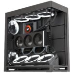HAVN HS 420 VGPU black Premium Midi Tower Case - with vertical GPU support - Image 2