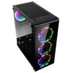 Kolink Observatory Lite RGB Midi-Tower - Tempered Glass - Black - Image 2
